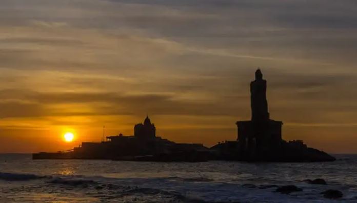 Sunrise And Sunset Special In Kanyakumari